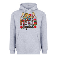Heather Grey Mexico Fiesta Squad Heavyweight Hoodie - texasbilliewilder