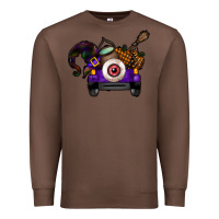 Chestnut Halloween Truck Premium Sweatshirt - CowhideDigitalArt