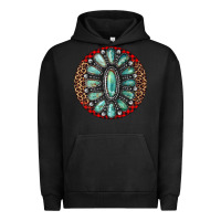 Pigment Black turquoise gemstone christmas ornament Urban Hoodie - Jasminsmagicworld