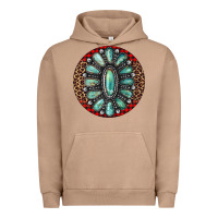 Pigment Burro turquoise gemstone christmas ornament Urban Hoodie - Jasminsmagicworld
