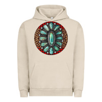 Pigment French Oak turquoise gemstone christmas ornament Urban Hoodie - Jasminsmagicworld