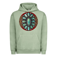 Pigment Oil Green turquoise gemstone christmas ornament Urban Hoodie - Jasminsmagicworld