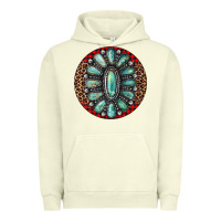 Pigment Pistachio turquoise gemstone christmas ornament Urban Hoodie - Jasminsmagicworld