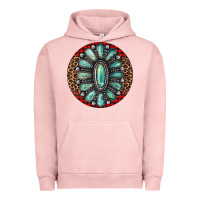 Pigment Salmon turquoise gemstone christmas ornament Urban Hoodie - Jasminsmagicworld