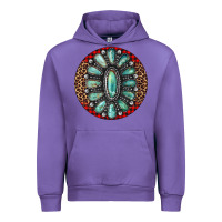 Tulip turquoise gemstone christmas ornament Urban Hoodie - Jasminsmagicworld