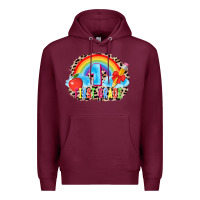 Burgundy back to school 1 3200x2400 Premium Hoodie - AdoDesignShop