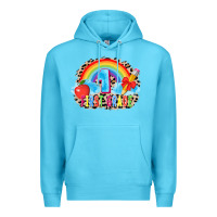 Ocean Blue back to school 1 3200x2400 Premium Hoodie - AdoDesignShop