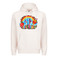 Pale Pink back to school 1 3200x2400 Premium Hoodie - AdoDesignShop