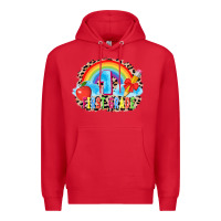 Red back to school 1 3200x2400 Premium Hoodie - AdoDesignShop