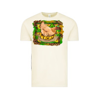 Vintage Arctic st patricks day farm chicken gold eggs leopard serape glitter Vintage Tee - Artiststas