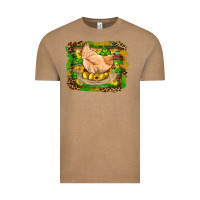 Vintage Coffee st patricks day farm chicken gold eggs leopard serape glitter Vintage Tee - Artiststas