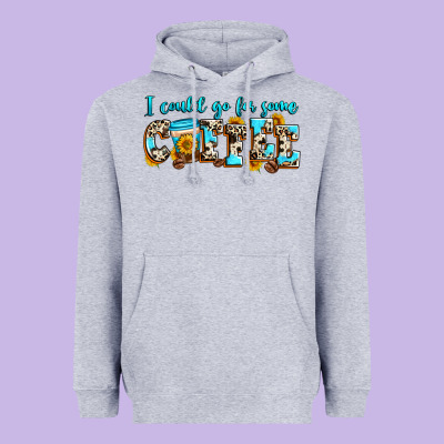 I Could Go For Some Coffee Heavyweight Hoodie Designed By Zillion Design Studio