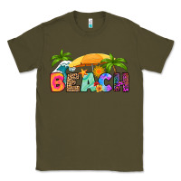 Army Green beach Classic Tee - RanaPortraitStore