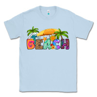 Dusty Blue beach Classic Tee - RanaPortraitStore