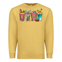 Antique Gold Easter coffee drinks Easter Day Premium Sweatshirt - Neo Western