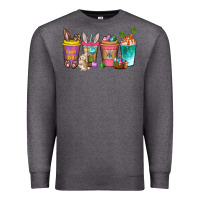 Charcoal Heather Easter coffee drinks Easter Day Premium Sweatshirt - Neo Western