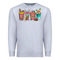 Heather Grey Easter coffee drinks Easter Day Premium Sweatshirt - Neo Western