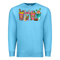 Ocean Blue Easter coffee drinks Easter Day Premium Sweatshirt - Neo Western