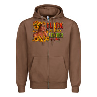 Chestnut Afro American black mother leader queen Zipper Hoodie - RanaPortraitStore
