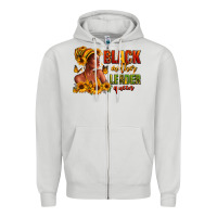 Dove Grey Afro American black mother leader queen Zipper Hoodie - RanaPortraitStore