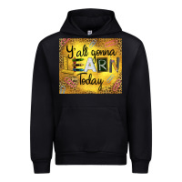 Black Western Y'all Gonna Learn Today Urban Hoodie - LillyAllenDesigns
