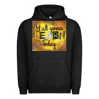 Pigment Black Western Y'all Gonna Learn Today Urban Hoodie - LillyAllenDesigns