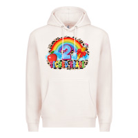 Pale Pink back to school 2 3200x2400 Premium Hoodie - AdoDesignShop