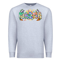 Heather Grey Easter Day mama Premium Sweatshirt - Neo Western