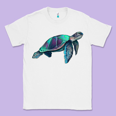 Turtle Classic Tee Designed By Ranaportraitstore