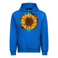 Cobalt sunflower christmas ornament Urban Hoodie - Jasminsmagicworld