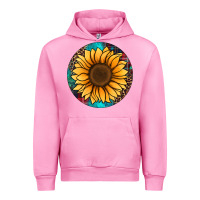 Fuchsia Pink sunflower christmas ornament Urban Hoodie - Jasminsmagicworld