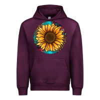 Mauve Wine sunflower christmas ornament Urban Hoodie - Jasminsmagicworld