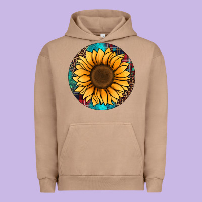 Sunflower Christmas Ornament Urban Hoodie Designed By Jasminsmagicworld