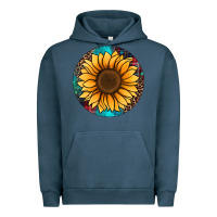 Pigment Midnight Navy sunflower christmas ornament Urban Hoodie - Jasminsmagicworld