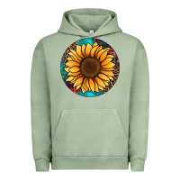 Pigment Oil Green sunflower christmas ornament Urban Hoodie - Jasminsmagicworld