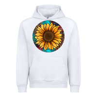 White sunflower christmas ornament Urban Hoodie - Jasminsmagicworld