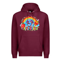 Burgundy back to school 3 3200x2400 Premium Hoodie - AdoDesignShop