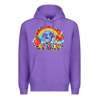 Purple back to school 3 3200x2400 Premium Hoodie - AdoDesignShop