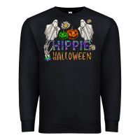 Black hippie halloween Premium Sweatshirt - CowhideDigitalArt