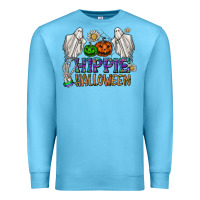 Ocean Blue hippie halloween Premium Sweatshirt - CowhideDigitalArt