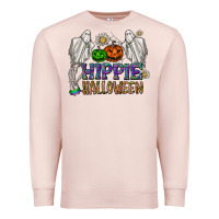Pale Pink hippie halloween Premium Sweatshirt - CowhideDigitalArt