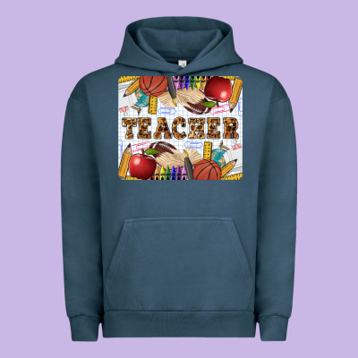 Teacher Urban Hoodie Designed By Lillyallendesigns
