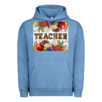 Pigment Pebble Blue Teacher Urban Hoodie - LillyAllenDesigns