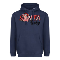 Navy santa baby Heavyweight Hoodie - RanaPortraitStore