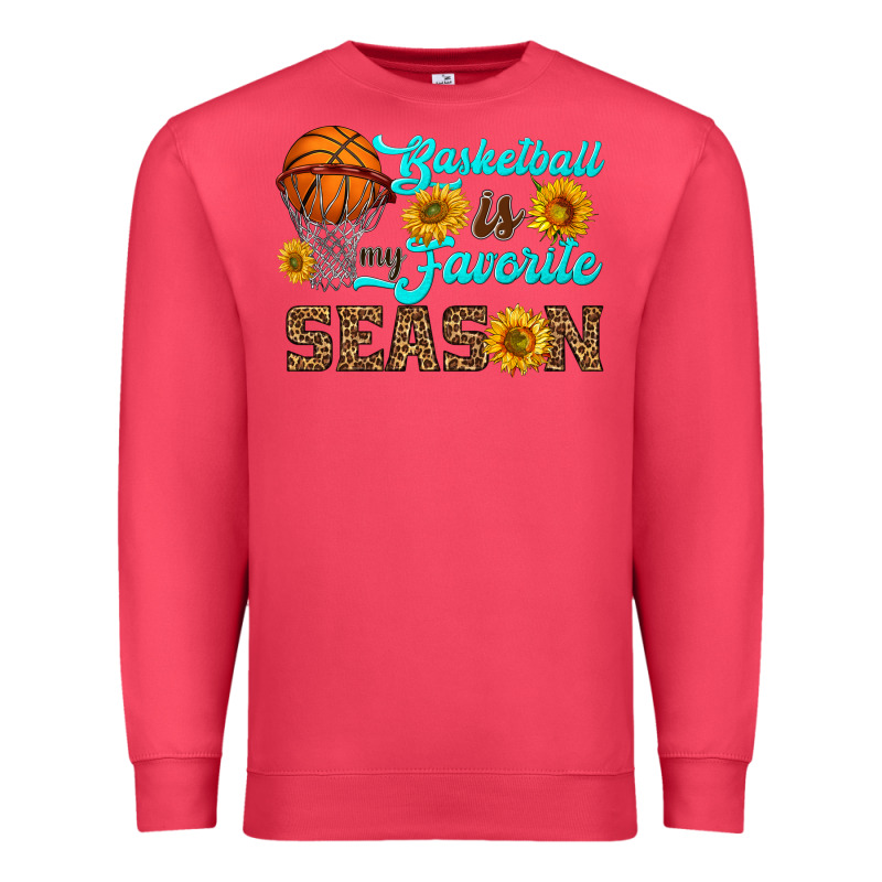 Basketball Is My Favorite Season Premium Sweatshirt by HRA Design Shop | Teevron