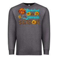 Charcoal Heather basketball is my favorite season Premium Sweatshirt - HRA Design Shop