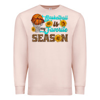 Pale Pink basketball is my favorite season Premium Sweatshirt - HRA Design Shop
