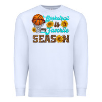 White basketball is my favorite season Premium Sweatshirt - HRA Design Shop