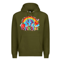 Army Green back to school 4 3200x2400 Premium Hoodie - AdoDesignShop