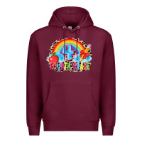 Burgundy back to school 4 3200x2400 Premium Hoodie - AdoDesignShop